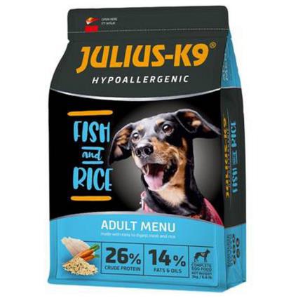 Julius K-9 Food Highpremium Adult Fish With Rice 3kg Preto