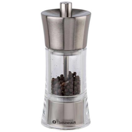 Zassenhaus Aachen Pepper Mill 14 Cm Prateado