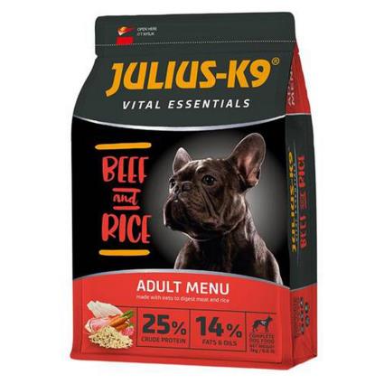 Julius K-9 Food High Premium Adult Meat With Rice 12kg Preto