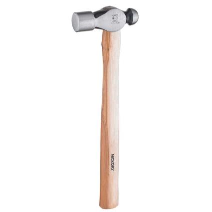 Ruthe 3020070119 Ball Peen Hammer With Wood Castanho