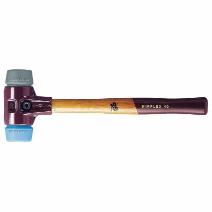 Halder Simplex 60 Mm Tpe Mallet Roxo