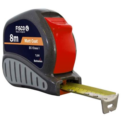 Fisco Class I Abs Tri-lok 10 M X 25 Mm Measuring Tape Preto