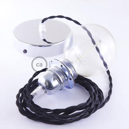 Creative Cables Tm04 Diy 50 Cm Hanging Lamp Pendel For Lampshade Preto