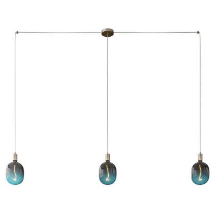 Creative Cables Spider Kit Hanging Lamp 3 Falls Prateado