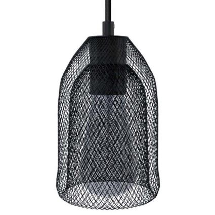 Creative Cables Textile Ghostbell Hanging Lamp 1.2 M With Light Bulb Preto