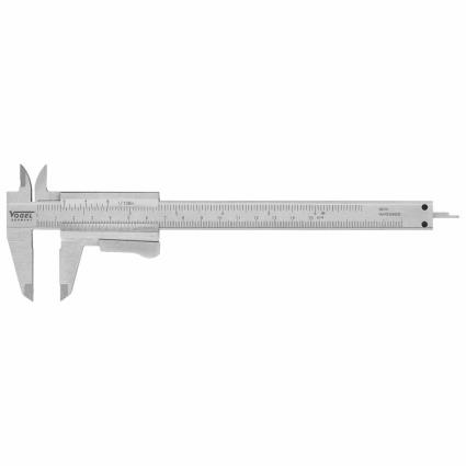 Vogel Din 862 200 Mm Monobloc Vernier Caliper Prateado