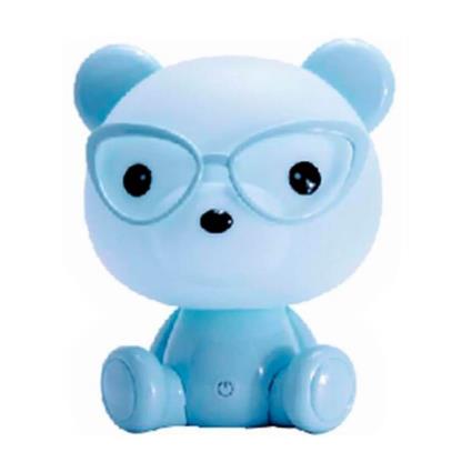 Roymart Dog With Glasses Led Lamp Azul