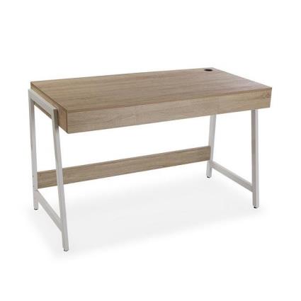 Secretária Metal Melamina (60 x 76 x 124 cm)