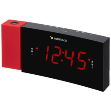 Rádio Despertador  FRDP3 1,2 LED FM - Vermelho