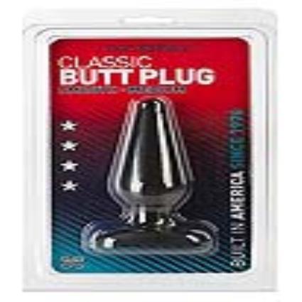 Plug Anal Médio Preto  10604