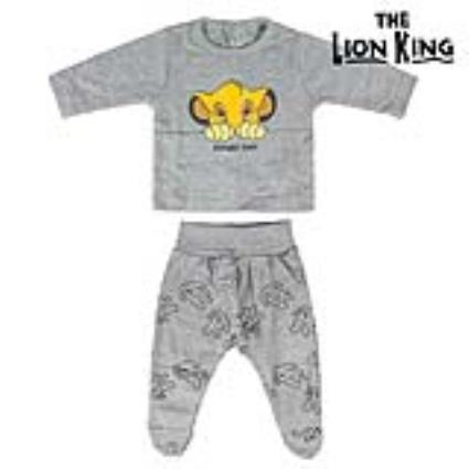 Pijama Infantil  74595 Cinzento - 1 Mês