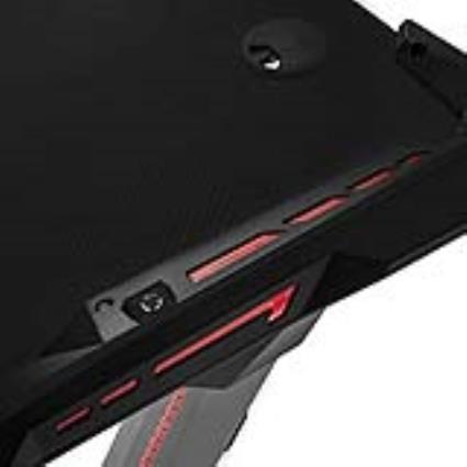 Mesa Dobrável  Deep Gaming RGB Preto