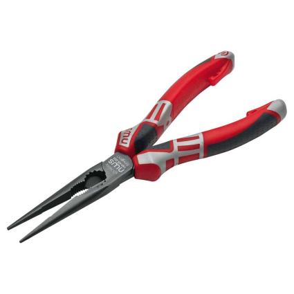 Nws Serie 69 205 Mm Straight Half Round Nose Pliers Vermelho