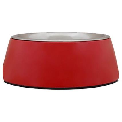 Freedog Melamina Stainless Steel Bowl 380ml Vermelho