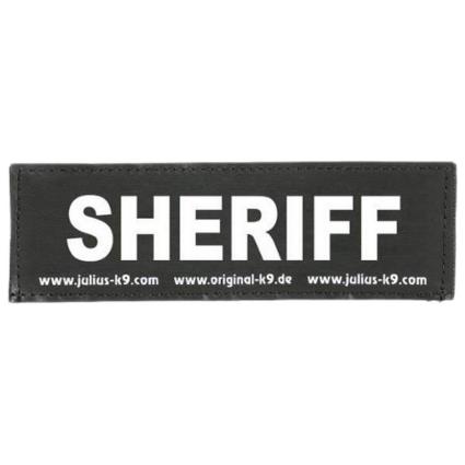 Julius K-9 Harness Label Sheriff 2 Units Preto Small