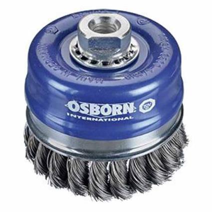 Osborn 0002608154 M140.50 Mm Twisted Steel Cup Circular Brush Azul