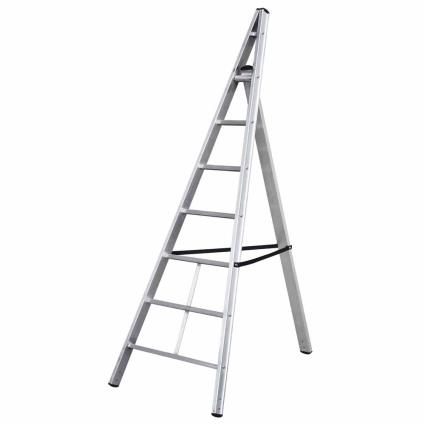 Gierre Al510 8 Steps Triangle Staircase Prateado