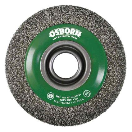 Osborn 0008554062 178x23x38 Mm Circular Wavy Wire Brush Prateado