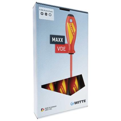 Witte Maxx Vde Screwdriver Set 5 Units Vermelho