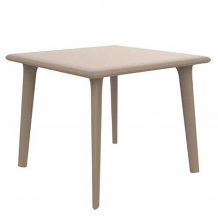 Resol New Dessa 90x90 Cm Garden Table Castanho