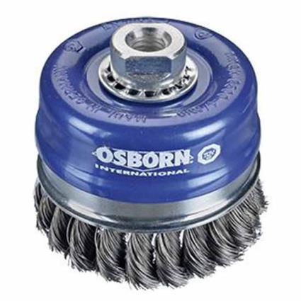 Osborn 0002608155 M140.50 Mm Twisted Steel Cup Circular Brush Azul