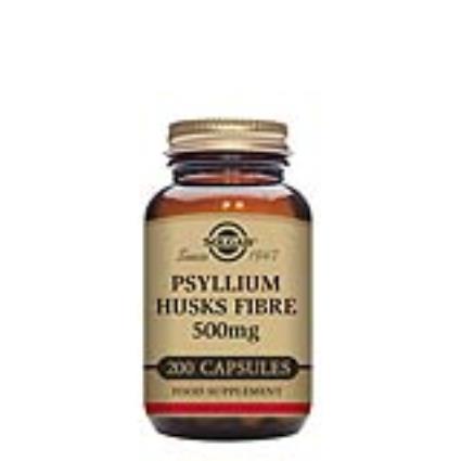 Solgar Fibra de Psílio 500 mg 200 cápsulas vegetais