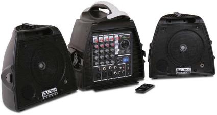 SISTEMA PROFISSIONAL AMPLIFICADO DJ-TECH VISA200L ***