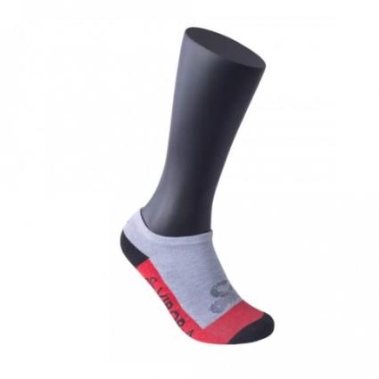 Calcetin Vibor-a Invisible Gris Rojo Indefinido 43-46