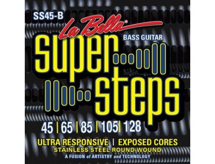 La Bella Conjunto de Cordas Baixo Elétrico de 5 Cordas Volante em Aço Inoxidáve