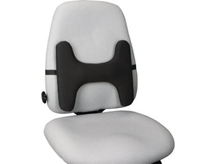 Descanso Lombar  Cinzento e Preto (Espuma viscolástica)