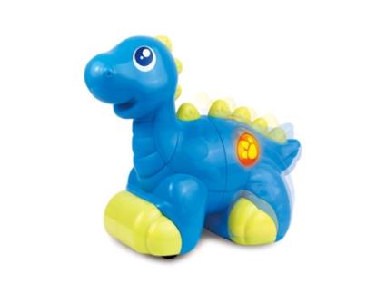 Boneco  O meu Primeiro Dino Azul Luz e Sons