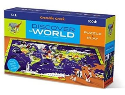 Puzzle  Discover Mundo (100 Peças)