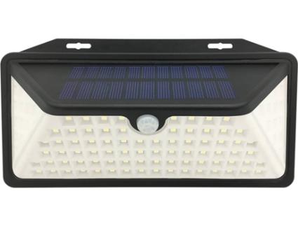 Candeeiro Luz Solar  Jadim e Pátio Luz LED (Preto)