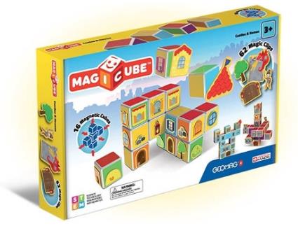 Blocos de Construção  MagiCube Castles & Home (78 Peças)