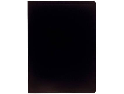 Livro de Apresentação, A4, 100 Bolsos, Preto