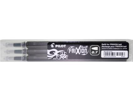 Pack 3 Recargas para Canetas  FriXion Point Preto