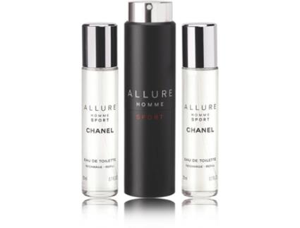 Perfume Homem Allure Homme Sport  EDT - 3 x 20 ml