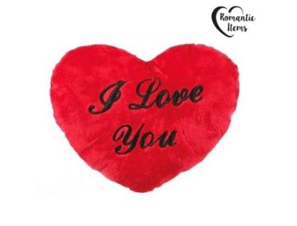 Coração de Peluche XL 60 cm I Love You