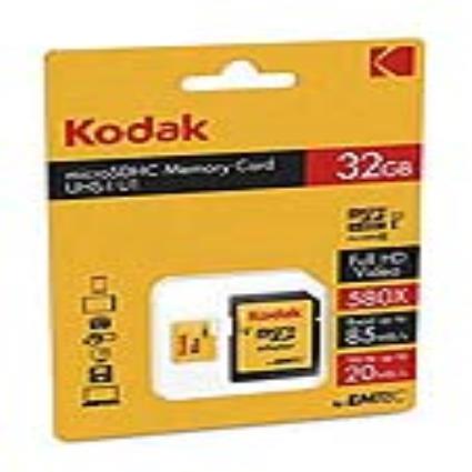 Cartão de Memória Micro SD com Adaptador  UHS-I U1 Amarelo - 32 GB
