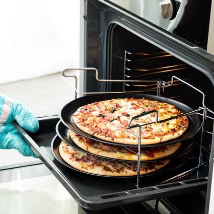 Bandeja para Forno Pizza Set Tower 6 Peças