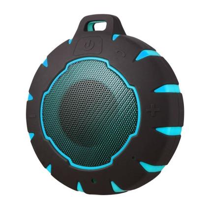 Altifalante Bluetooth sem fios  SPBTAQUA Waterproof USB 3W Preto Azul