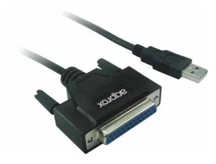 Adaptador USB para Porto Paralelo ! APPC26 Plug & Play Windows/Linux/Mac OS