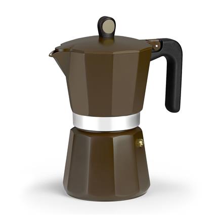 Cafeteira Italiana  NEW CREAM - 6 Chávenas