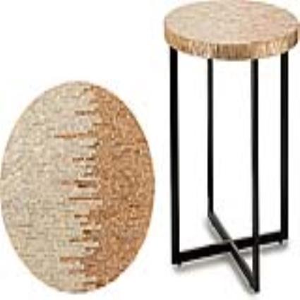 Mesa de Apoio (45 x 62 x 45	 cm) Prata
