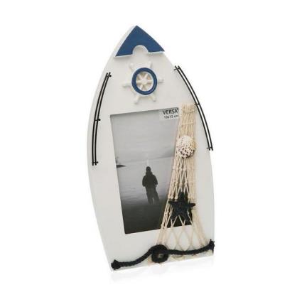Porta-retratos Blue Sea Madeira MDF - 15 x 20 cm