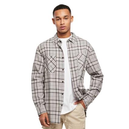 Cayler & Sons Oversized Check Long Sleeve Shirt Cinzento L