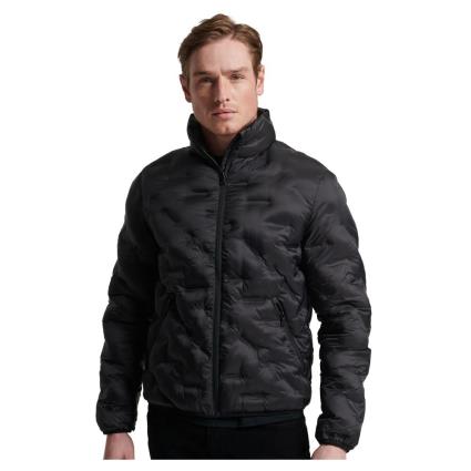 Superdry Studios Heat Seal Quilt Jacket Preto 2XL