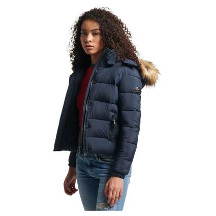 Superdry Vintage Hooded Mid Layer Short Jacket  L