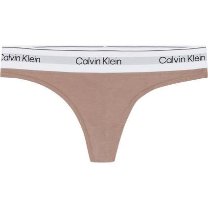 Calvin Klein 000qf7050e Thong Beige M