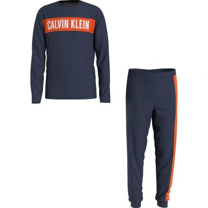 Calvin Klein Knit Set Pyjama Azul 10-12 Years